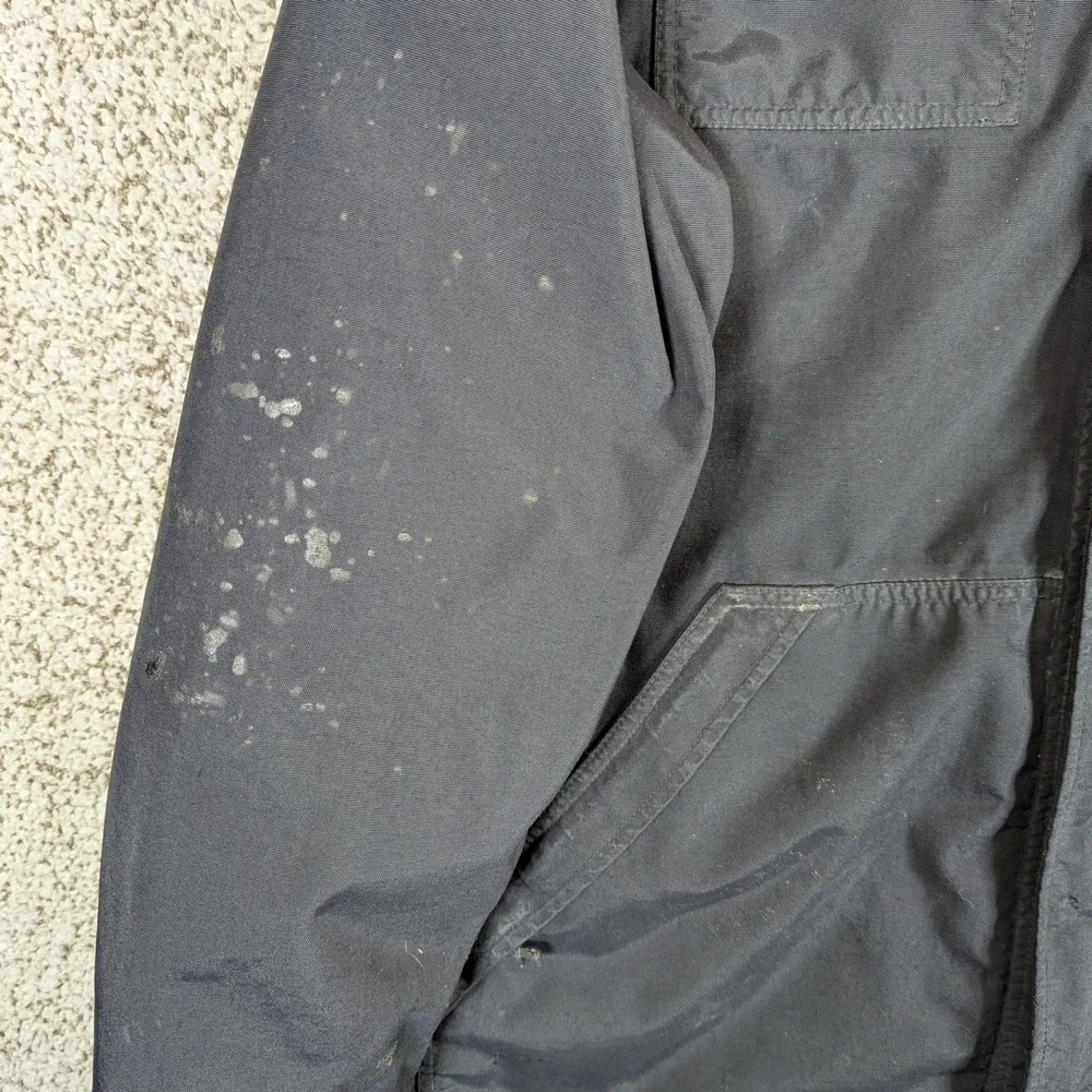 Carhartt C72 Workworn Jacket Coat Work Utility Insulated Black XL Tall Read Desc